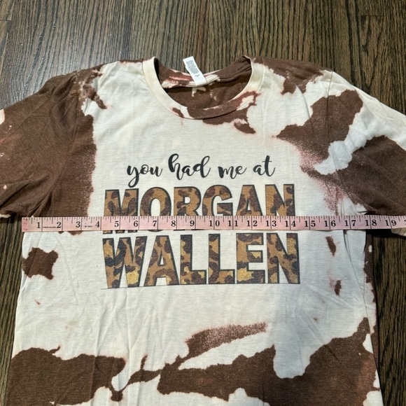Morgan Wallen bleached western shirt size medium - Picture 4 of 5